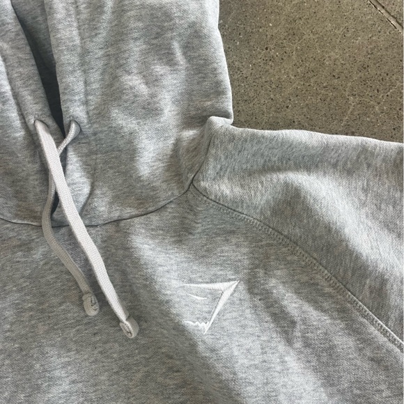 GYMSHARK Grey Hoodie EUC - Picture 2 of 3